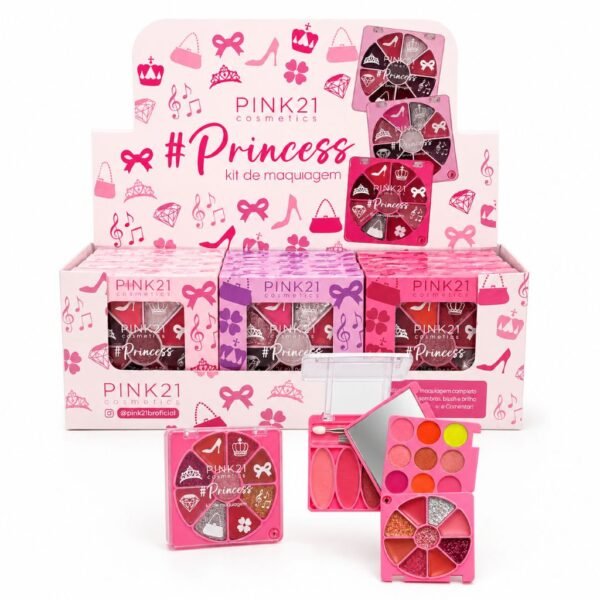 Pink 21 Paleta de Sombras Princess - CS4619 - Box 12 Un
