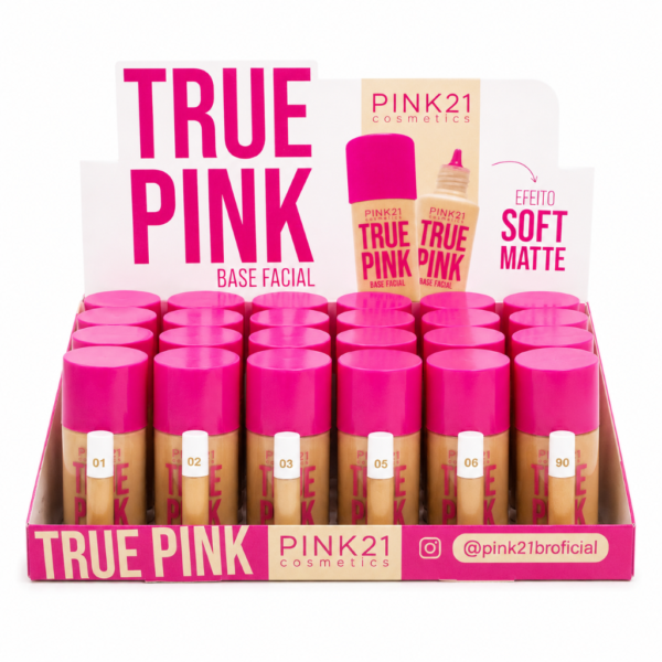 Pink 21 Base Facial Soft Matte True Pink - CS5968 - Box 24 Un