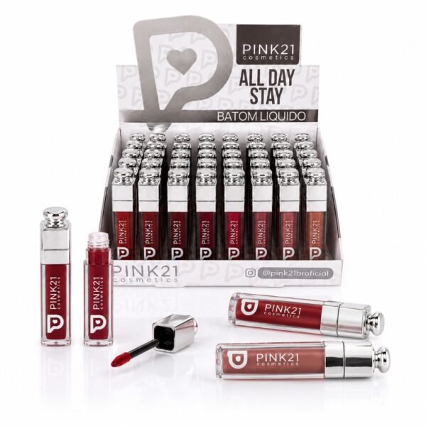 Pink 21 All Day Stay Batom Líquido - CS6683 - Box 48 Un