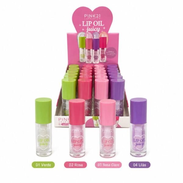 Pink 21 Lip Oil Juicy - CS5287 - Box 24 Un