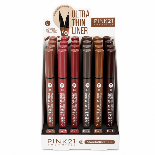 Pink 21 Contorno para Lábios Ultra Thin Liner - CS5880 - Box 24 Un