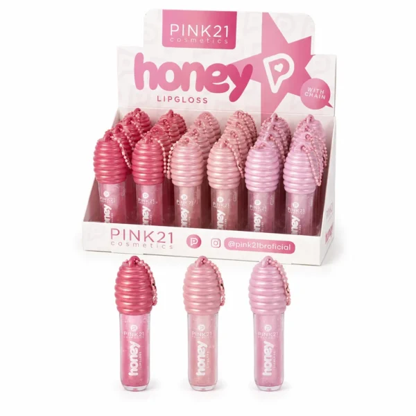 Pink 21 Honey Lip Gloss - CS6661 - Box 24 Un