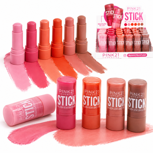 Pink 21 Blush Stick Multiuso - CS5664 - Box 24 Un