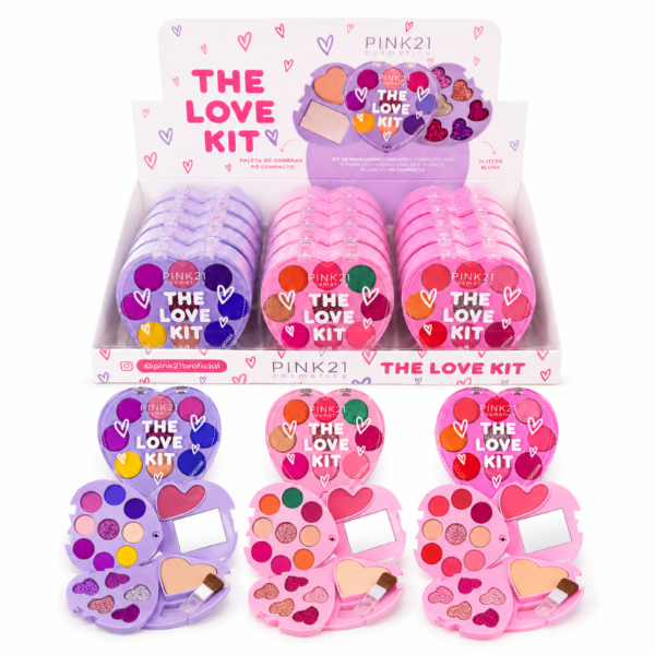 Pink 21 Paleta de Sombras The Love Kit - CS4629 - Box 12 Un