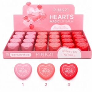 3b509c6c5524c0c8d27fbb73961bb710.jpg Pink 21 Magic Lip Balm Hearts - CS4611 - Box 24 Un