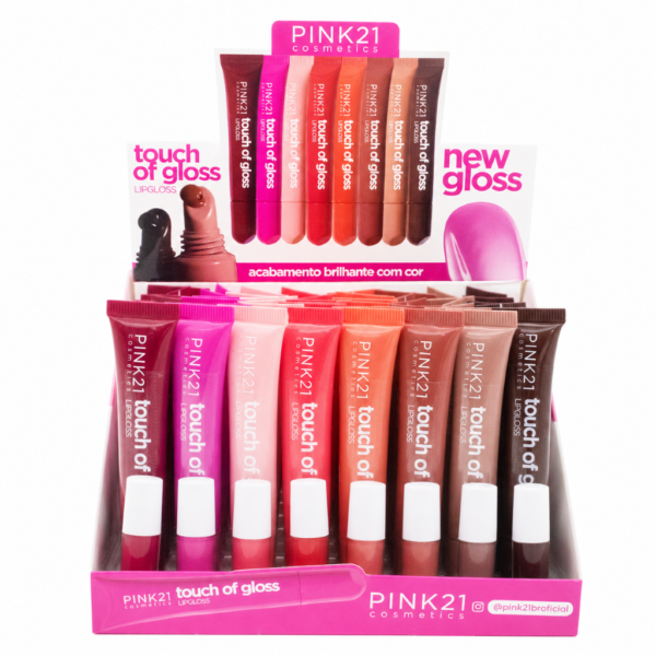3e0ef9cc8ceee1b2a5fe5c4ea948d9f3.png Pink 21 Lip Gloss Touch Of Gloss - CS5805 - Box 48 Un
