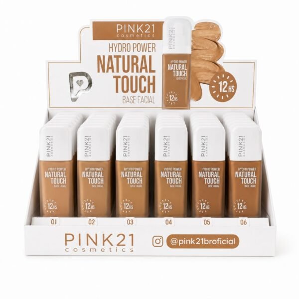 Pink 21 Base Facial Hydro Power Natural Touch - CS6620 - Box 24 Un