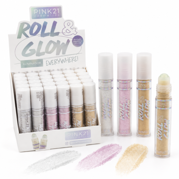 Pink 21 Iluminador Roll & Glow - CS4495 - Box 36 Un