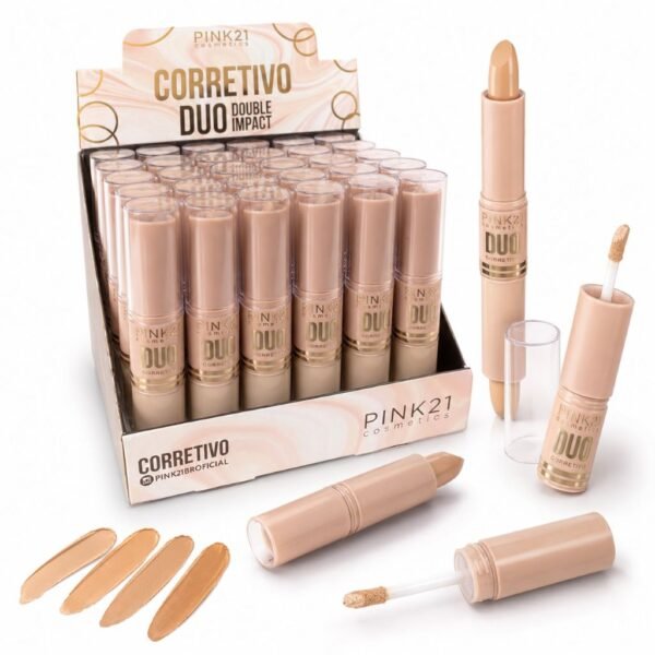 Pink 21 Corretivo Duo Double Impact - CS2367 - Box 24 Un