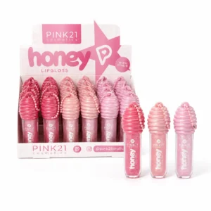 4ae82afc60adc2469b55766c0ae5a696.webp Pink 21 Honey Lip Gloss - CS6661 - Box 24 Un