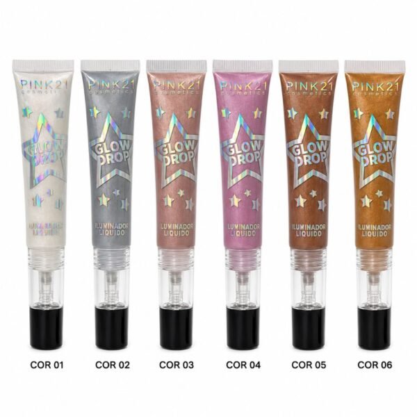 524ae3b081e7afbabfc77648ec0fad2d.jpg Pink 21 Glow Drop Iluminador Líquido - CS5562 - Box 24 Un