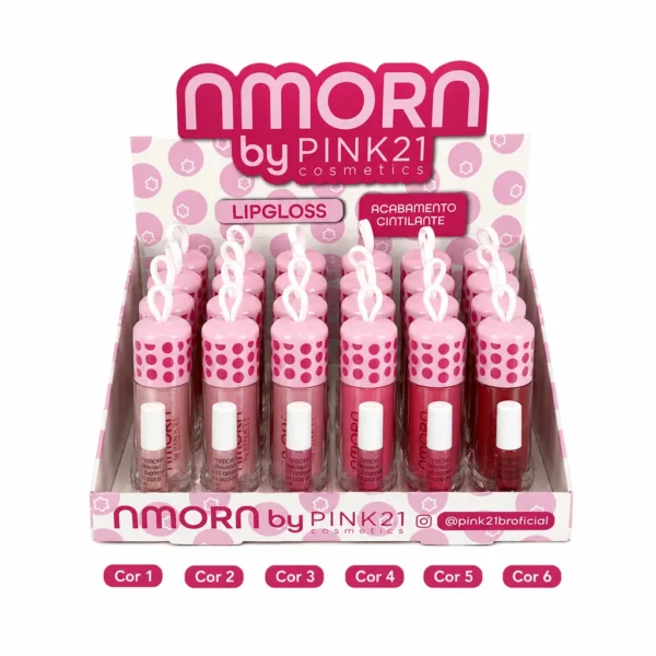 Pink 21 Nmorn Lip Gloss Amora - CS7043 - Box 24 Un