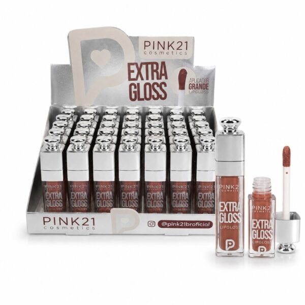 5502cb80c48f72b3824964b15d1f1111.jpg Pink 21 Extra Gloss Lip Gloss - CS6678 - Box 24 Un