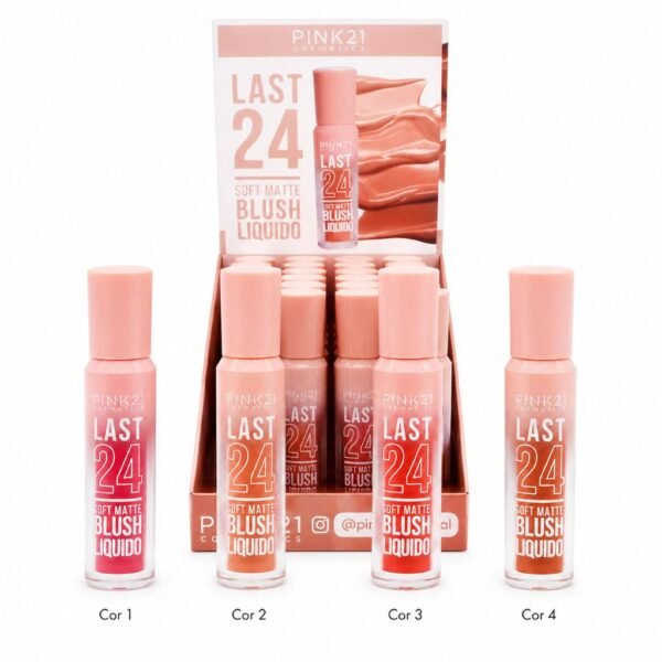 Pink 21 Last 24 Soft Matte Blush Líquido - CS5902 - Box 24 Un