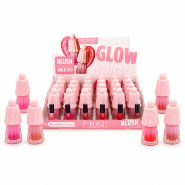 Pink 21 Glow Blush Cintilante Multiuso - CS5669 - Box 24 Un