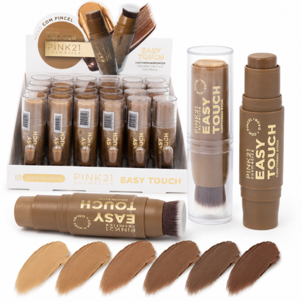 Pink 21 Contorno e Bronze Stick Easy Touch - CS5259 - Box 24 Un