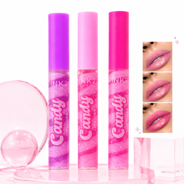 Pink 21 Lipgloss Candy - CS5942 - Box 24 Un