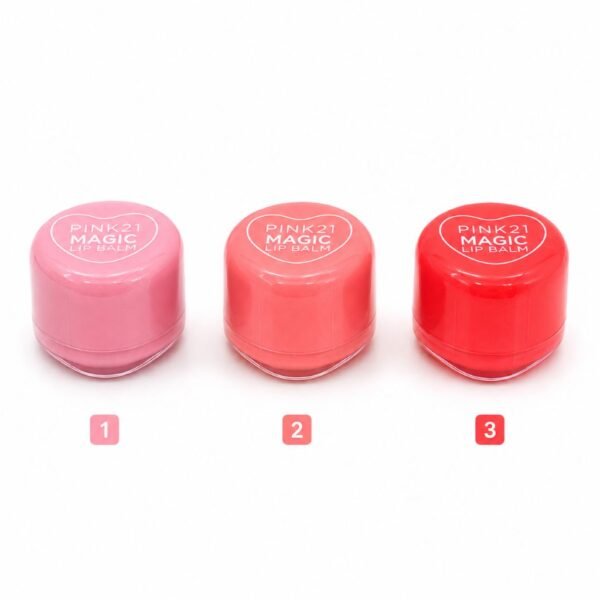 Pink 21 Magic Lip Balm Hearts - CS4611 - Box 24 Un