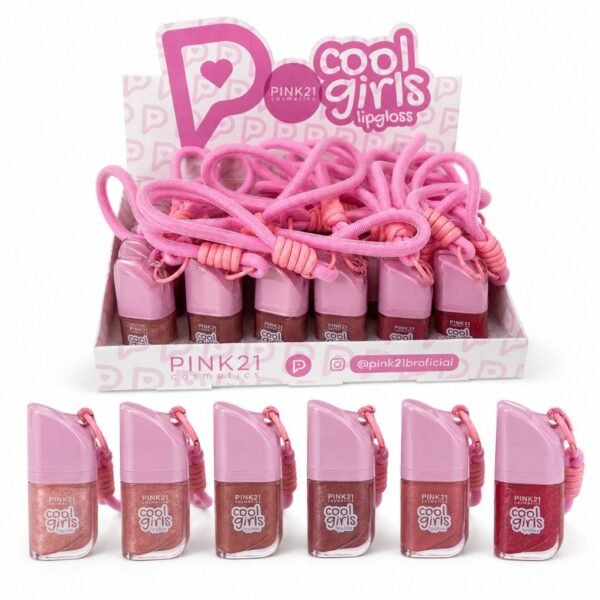 Pink 21 Cool Girls Lip Gloss - CS6950 - Box 24 Un