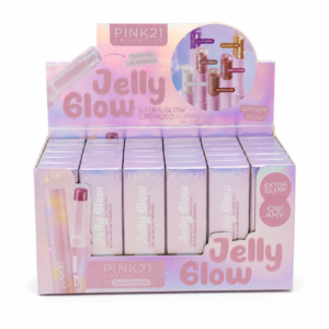 6e2365ccd7dd3351eb0966e5912298ed.png Pink 21 Iluminador em Bastão Jelly Glow - CS6258 - Box 36 Un