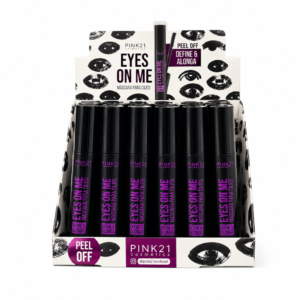 7033a2debedc1ea73813b5034ad3f978.png Pink 21 Máscara para Cílios Eyes On Me - CS5035 - Box 24 Un