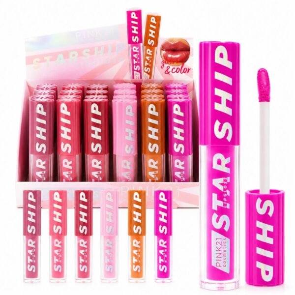 Pink 21 Lip Gloss Starship - CS5836 - Box 24 Un