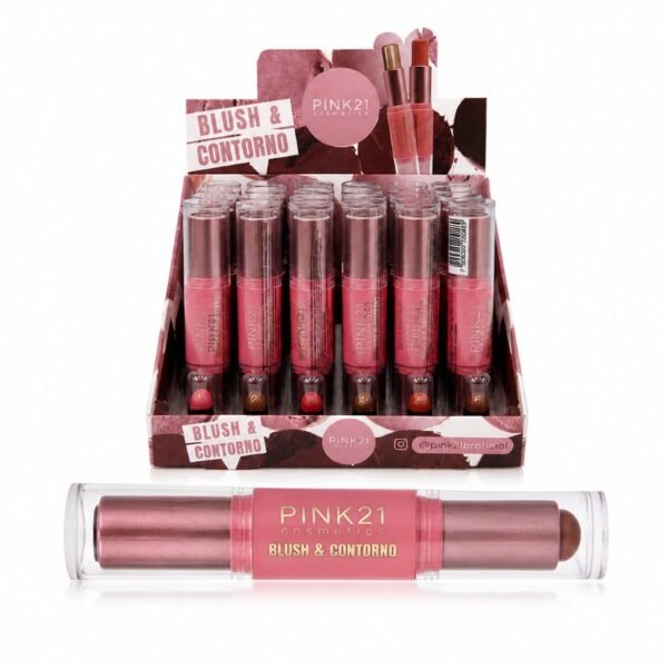 Pink 21 Blush & Contorno em Bastão - CS5406 - Box 24 Un