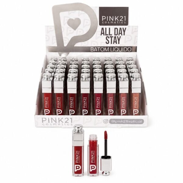 Pink 21 All Day Stay Batom Líquido - CS6683 - Box 48 Un