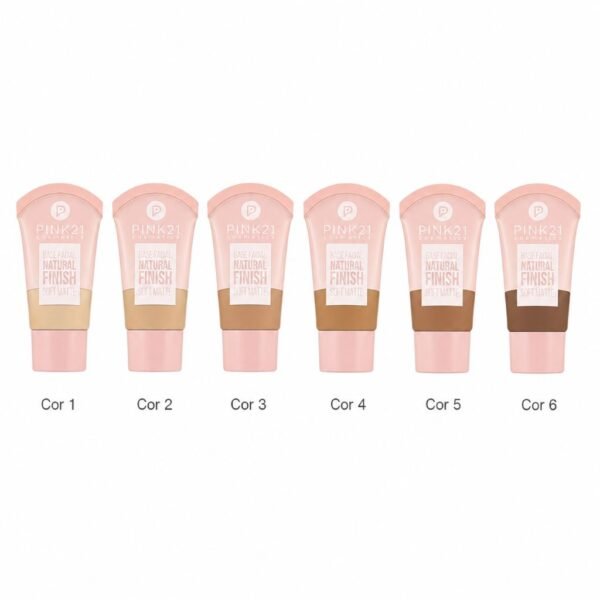 Pink 21 Base Facial Natural Finish Soft Matte - CS6622 - Box 24 Un
