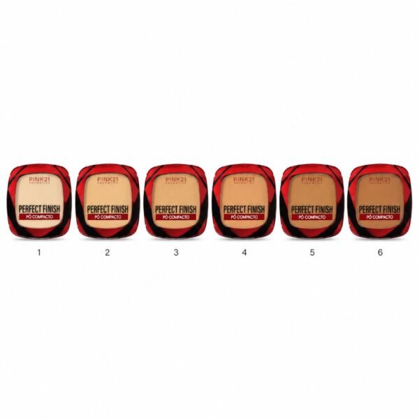 Pink 21 Perfect Finish Pó Compacto - CS4719 - Box B 24 Un