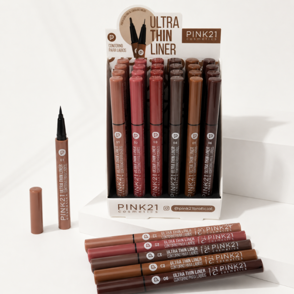 Pink 21 Contorno para Lábios Ultra Thin Liner - CS5880 - Box 24 Un