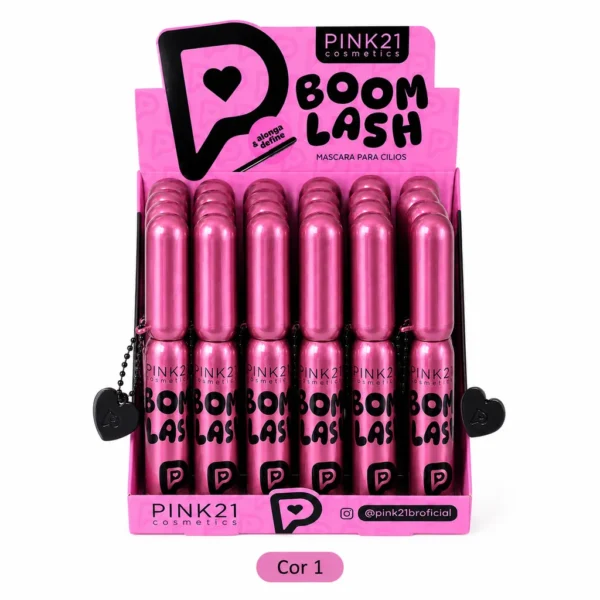 Pink 21 Boom Lash Máscara Para Cílios - CS6888 - Box 24 Un