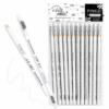 Pink 21 Lápis de Olho Branco White Addict com Apontador - CS5558 - Box 12 Un