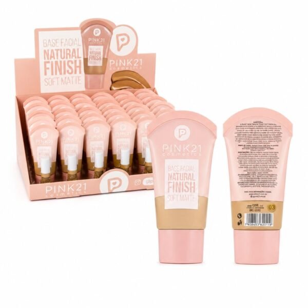 Pink 21 Base Facial Natural Finish Soft Matte - CS6622 - Box 24 Un