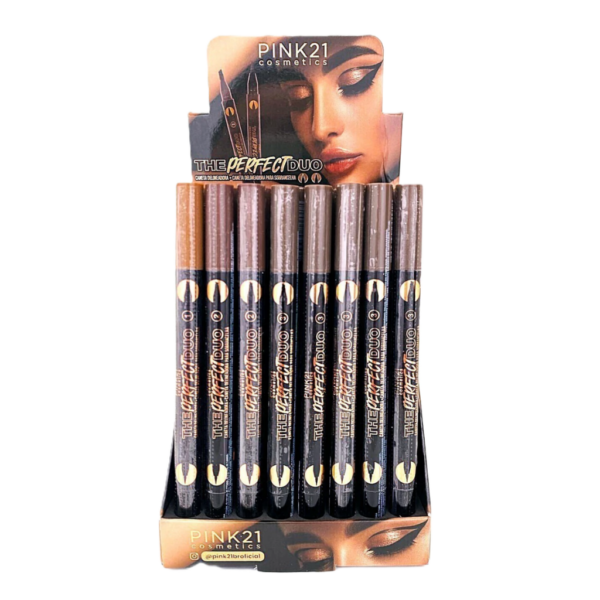 Pink 21 Caneta Delineadora Perfect Duo - CS3757 - Box 48 Un
