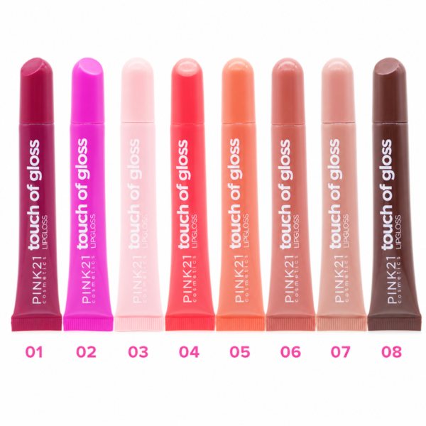 aafbbde2de6a99a2ac5871e19b5a8ffb.png Pink 21 Lip Gloss Touch Of Gloss - CS5805 - Box 48 Un