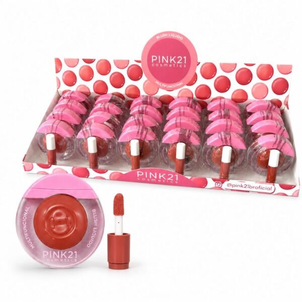 Pink 21 Blush Líquido Multifuncional - CS5965 - Box 24 Un