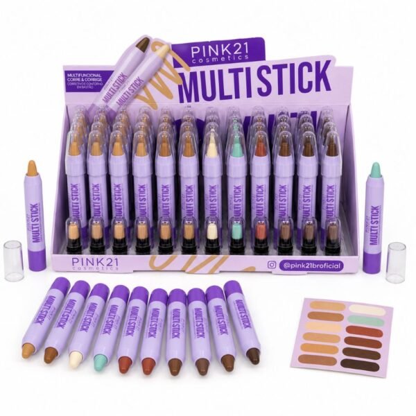 Pink 21 Multistick Multifuncional - CS6476 - Box 48 Un