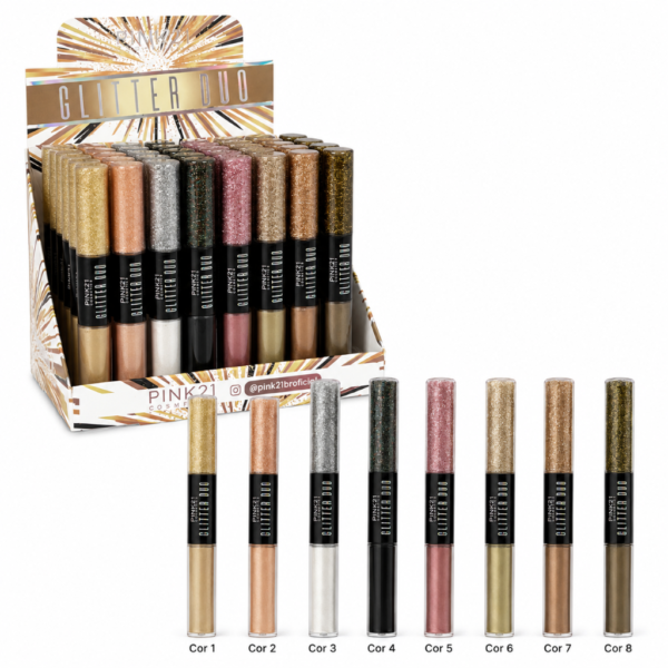 Pink 21 Glitter Duo - CS6605 - Box 48 Un