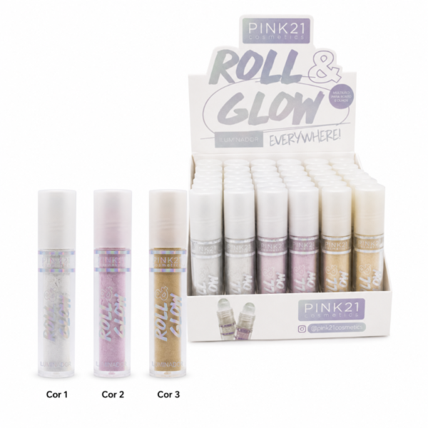 Pink 21 Iluminador Roll & Glow - CS4495 - Box 36 Un
