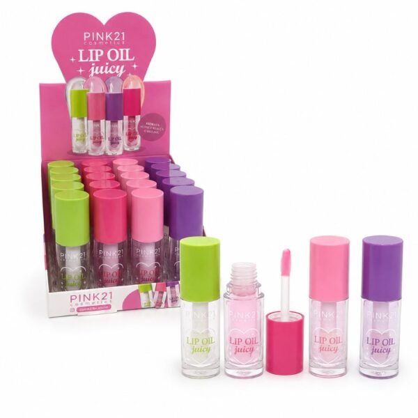 Pink 21 Lip Oil Juicy - CS5287 - Box 24 Un