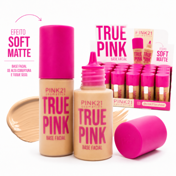 Pink 21 Base Facial Soft Matte True Pink - CS5968 - Box 24 Un