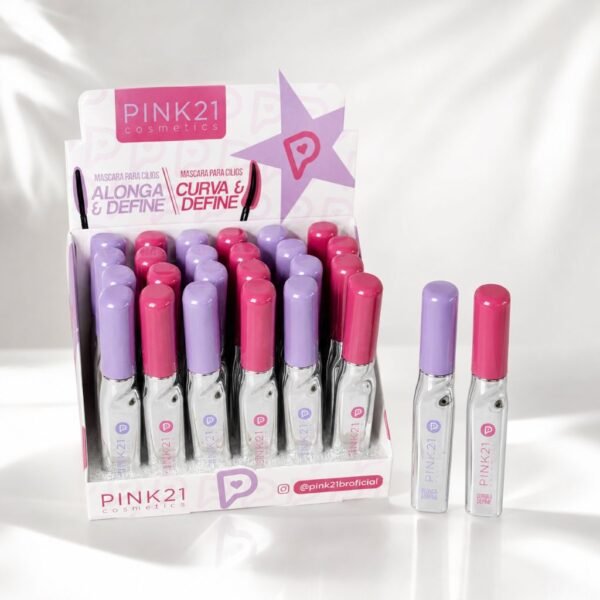 Pink 21 Máscara para Cílios Alonga & Define / Curva & Define - CS6716 - Box 24 Un