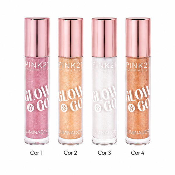 Pink 21 Iluminador Roll On Glow e Go - CS5011 - Box 24 Un