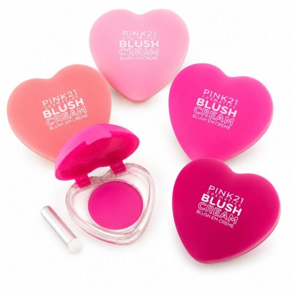Pink 21 Blush em Creme com Pincel - CS6079 - Box 12 Un