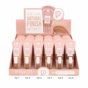 ccaa52796213ed15822e31dc022ea391-1.jpg Pink 21 Base Facial Natural Finish Soft Matte - CS6622 - Box 24 Un