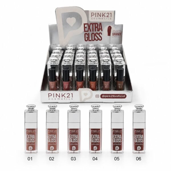 cd320309e5ae9deb77d340ec81361ed8.jpg Pink 21 Extra Gloss Lip Gloss - CS6678 - Box 24 Un