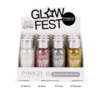 Pink 21 Glow Fest Multi Colors Glitter - CS6230 - Box 12 Un