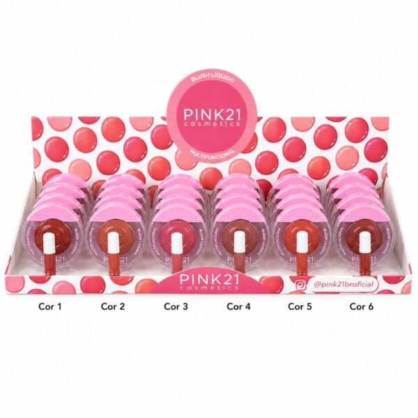 Pink 21 Blush Líquido Multifuncional - CS5965 - Box 24 Un