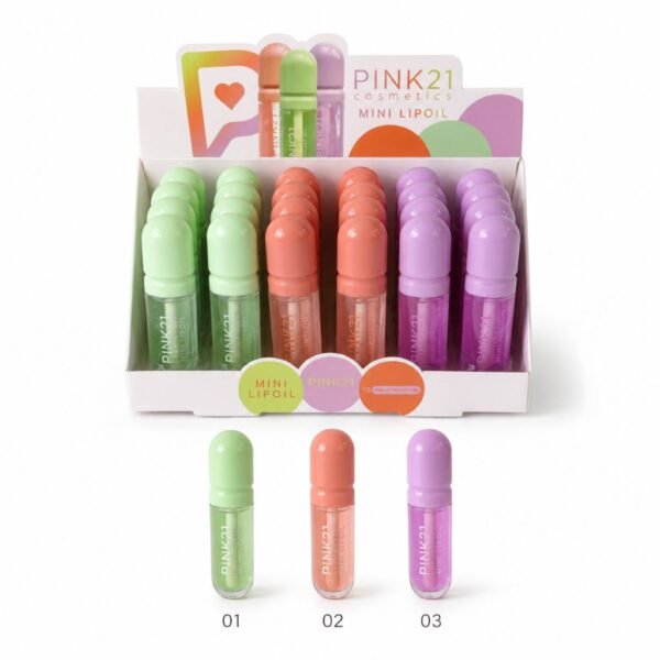 Pink 21 Mini Lip Oil - CS6583 - Box 24 Un